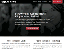 Tablet Screenshot of nextwavemarketingstrategies.com